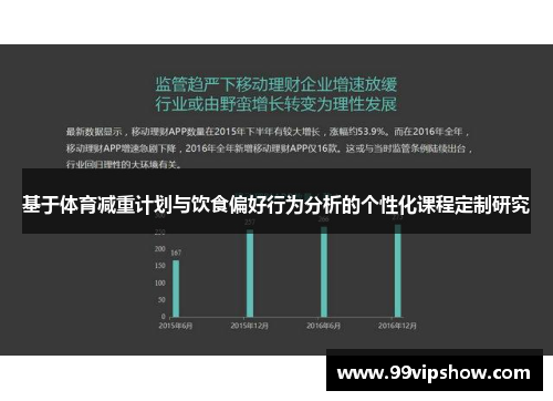 基于体育减重计划与饮食偏好行为分析的个性化课程定制研究